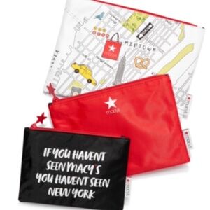 MACYs:  Women's Cosmetic 3-Piece Pouch Set